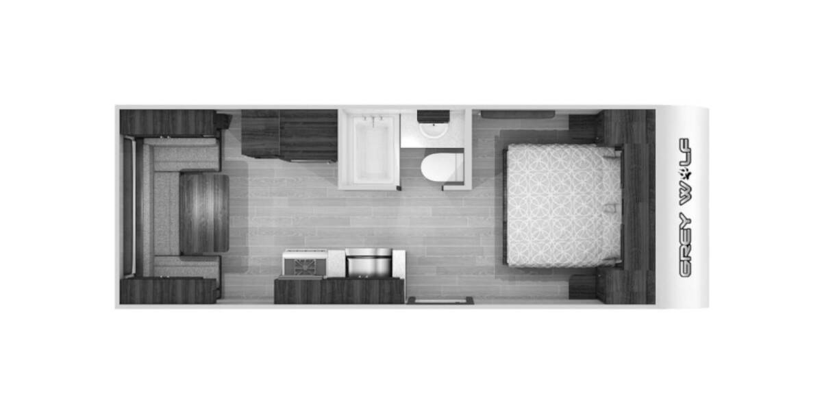 2020 Cherokee Grey Wolf 20RDSE Travel Trailer at Hopper RV STOCK# 002245 Floor plan Layout Photo