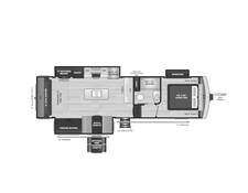 2024 Keystone Arcadia Super Lite 292SLRL Fifth Wheel at Hopper RV STOCK# 003118 Floor plan Image
