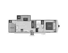 2024 Keystone Arcadia Select 27SBH Fifth Wheel at Hopper RV STOCK# 003043 Floor plan Image