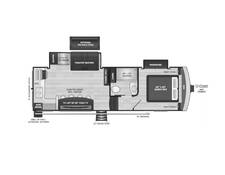 2024 Keystone Arcadia Super Lite 246SLRK Fifth Wheel at Hopper RV STOCK# 003053 Floor plan Image