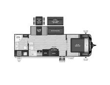 2024 Keystone Passport GT 2605RB Travel Trailer at Hopper RV STOCK# 003056 Floor plan Image