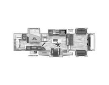 2024 Sabre 37FLH Fifth Wheel at Hopper RV STOCK# 003128 Floor plan Image